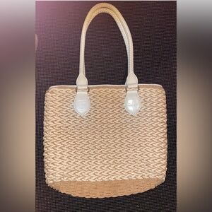 Brighton Tan and Brown
Tote Straw Bag